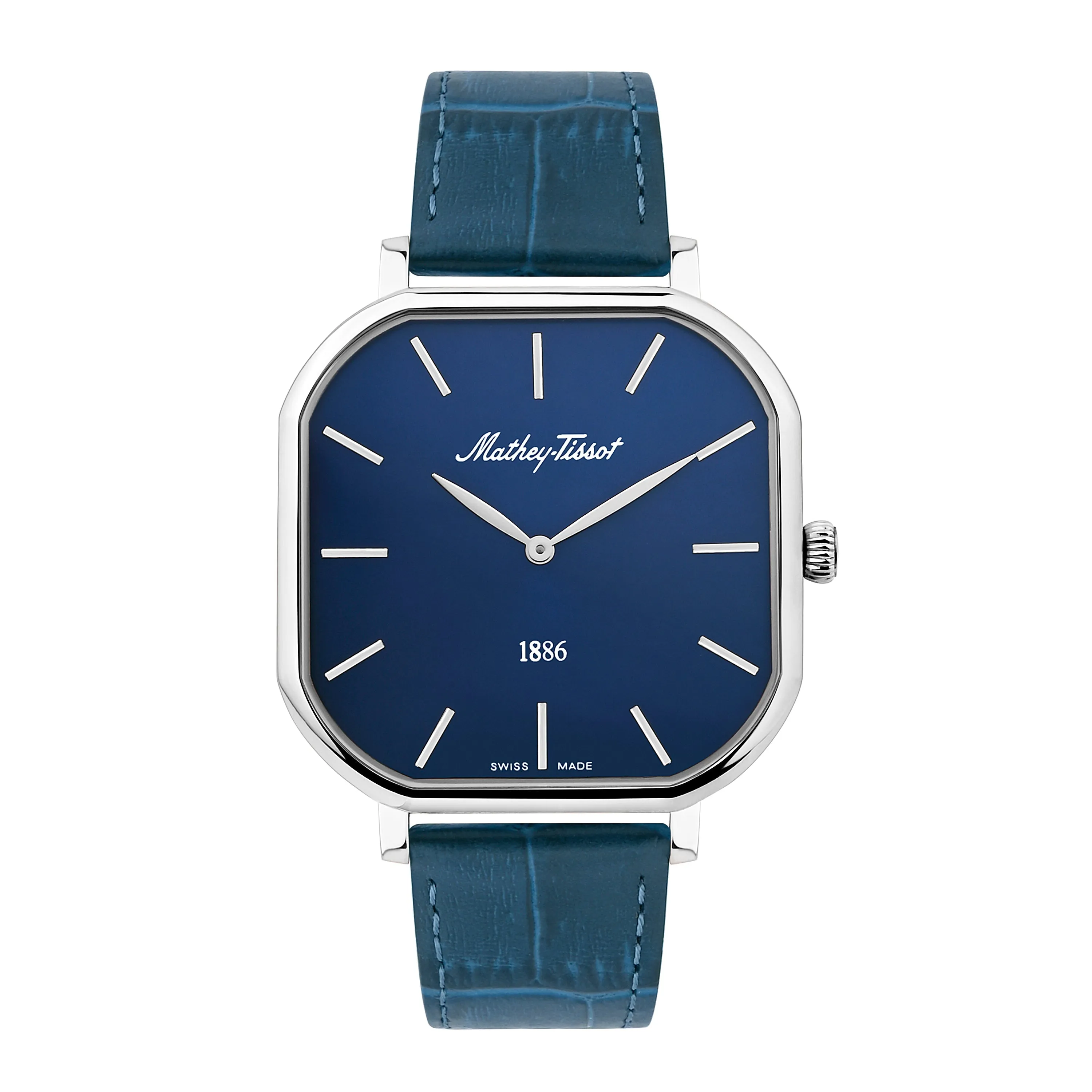 Mathey Tissot Monsoon Square Swiss Made Classic Analog Watch For Men-H7917ALBU