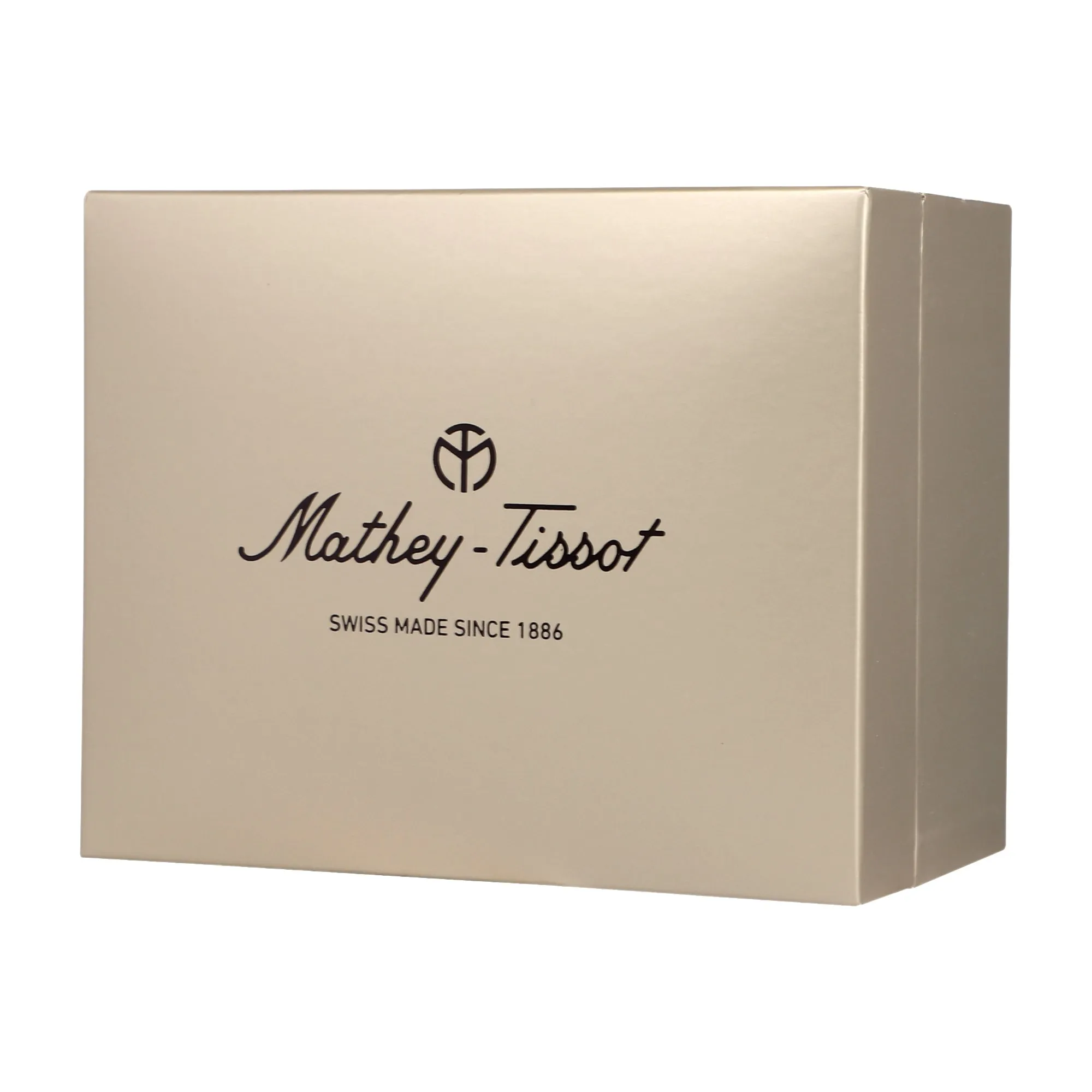 Mathey-Tissot Stainless Steel White Dial Analogue Watch for Women -D809Bqi, Multi-Color Band