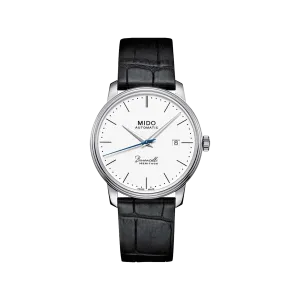 Mido Baroncelli Heritage Gent - Stainless Steel - Black Leather Strap