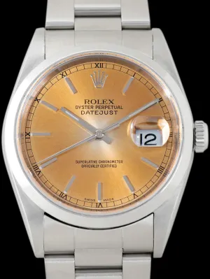*MINT* 1999 Rolex Datejust (Ref. 16200) "Tropical" Dial