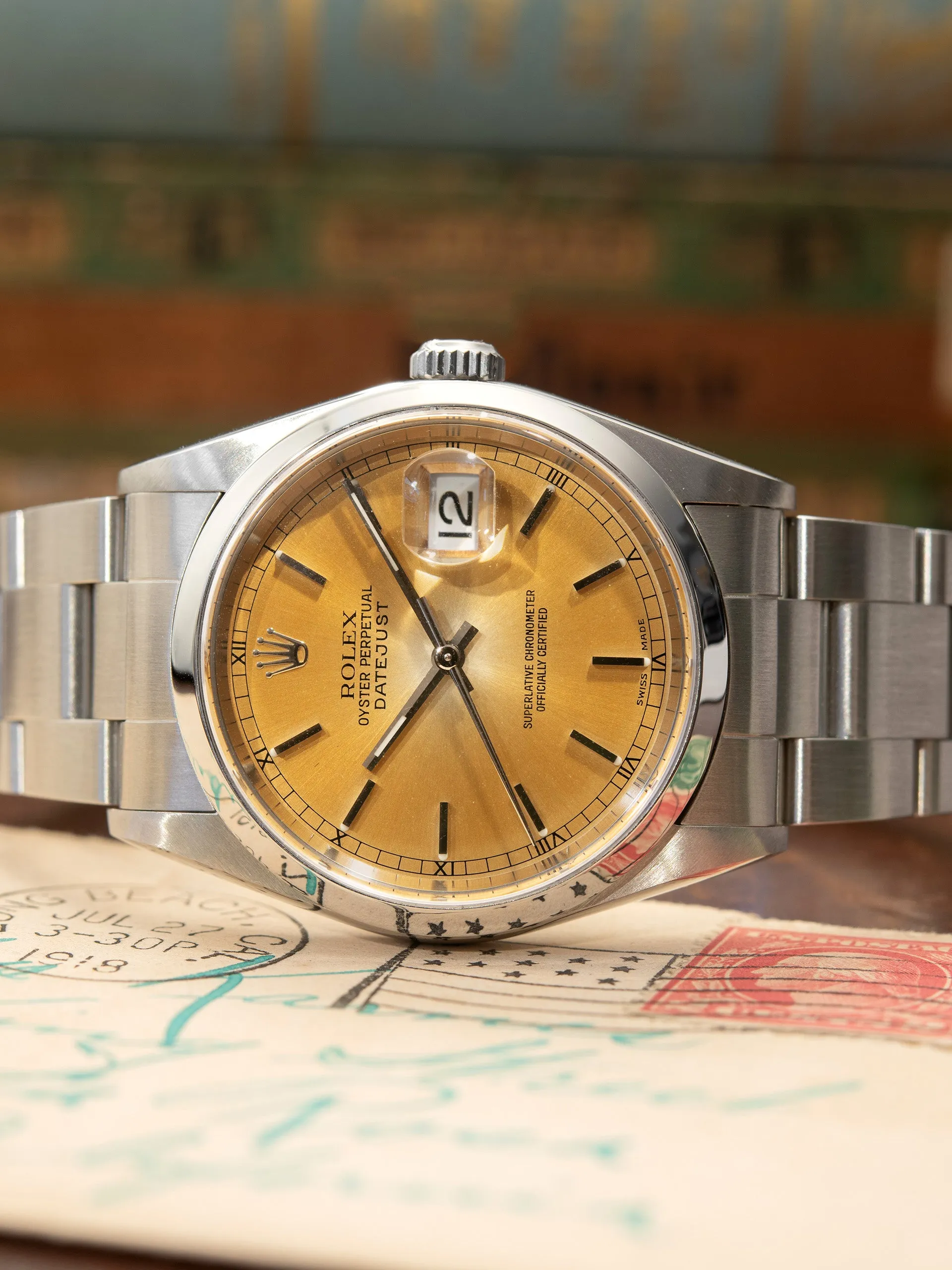 *MINT* 1999 Rolex Datejust (Ref. 16200) "Tropical" Dial