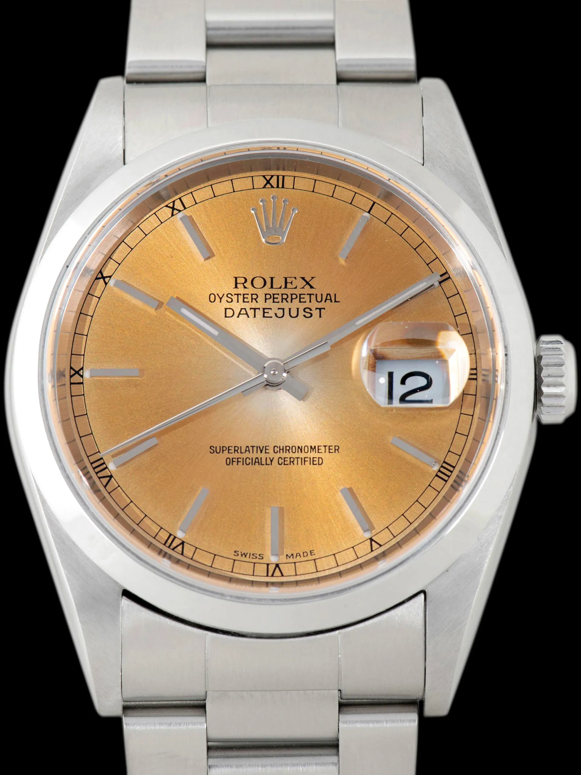 *MINT* 1999 Rolex Datejust (Ref. 16200) "Tropical" Dial