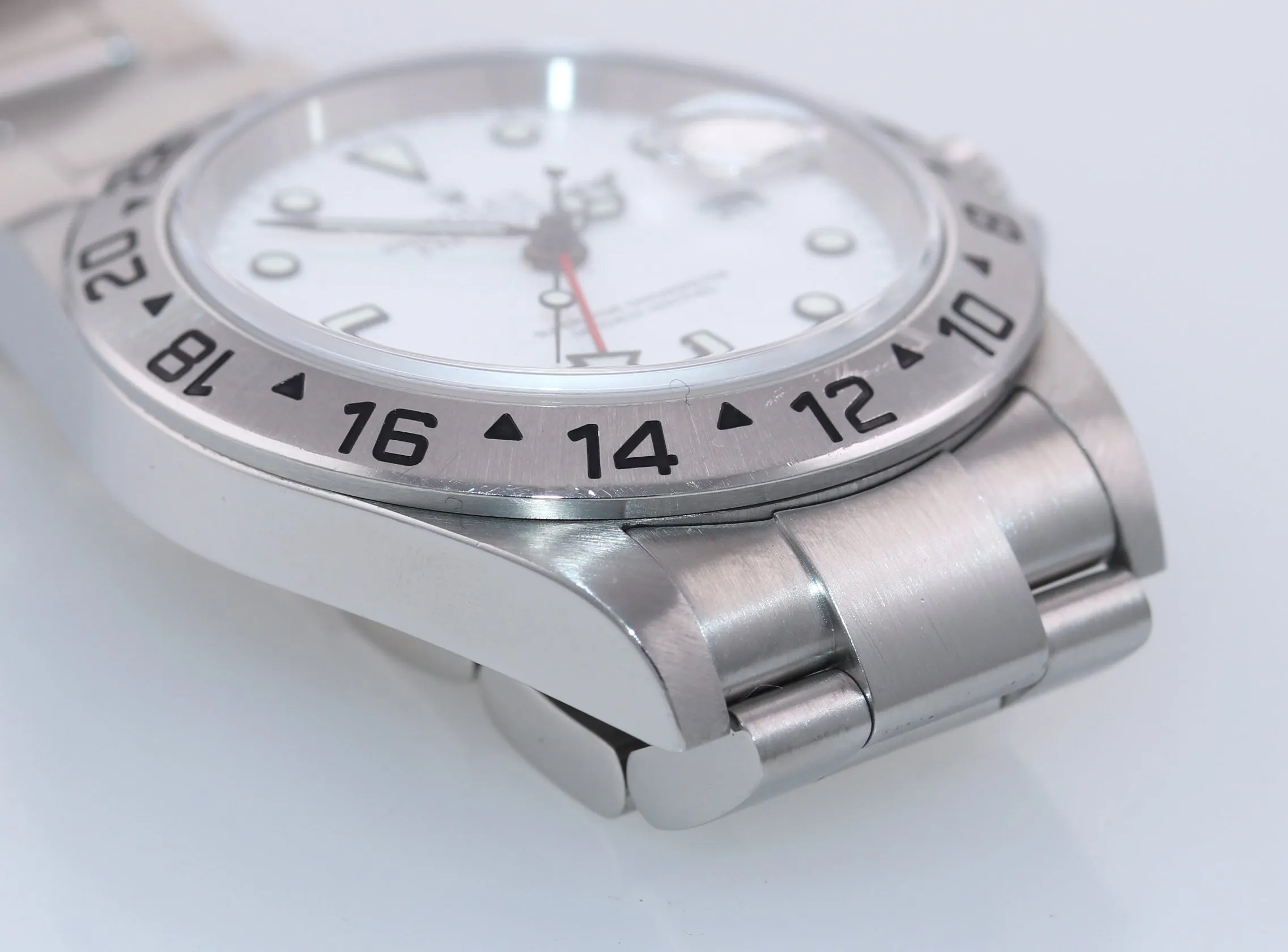 MINT 2005 PAPERS Rolex Explorer II 40mm White 16570 Polar Watch Box