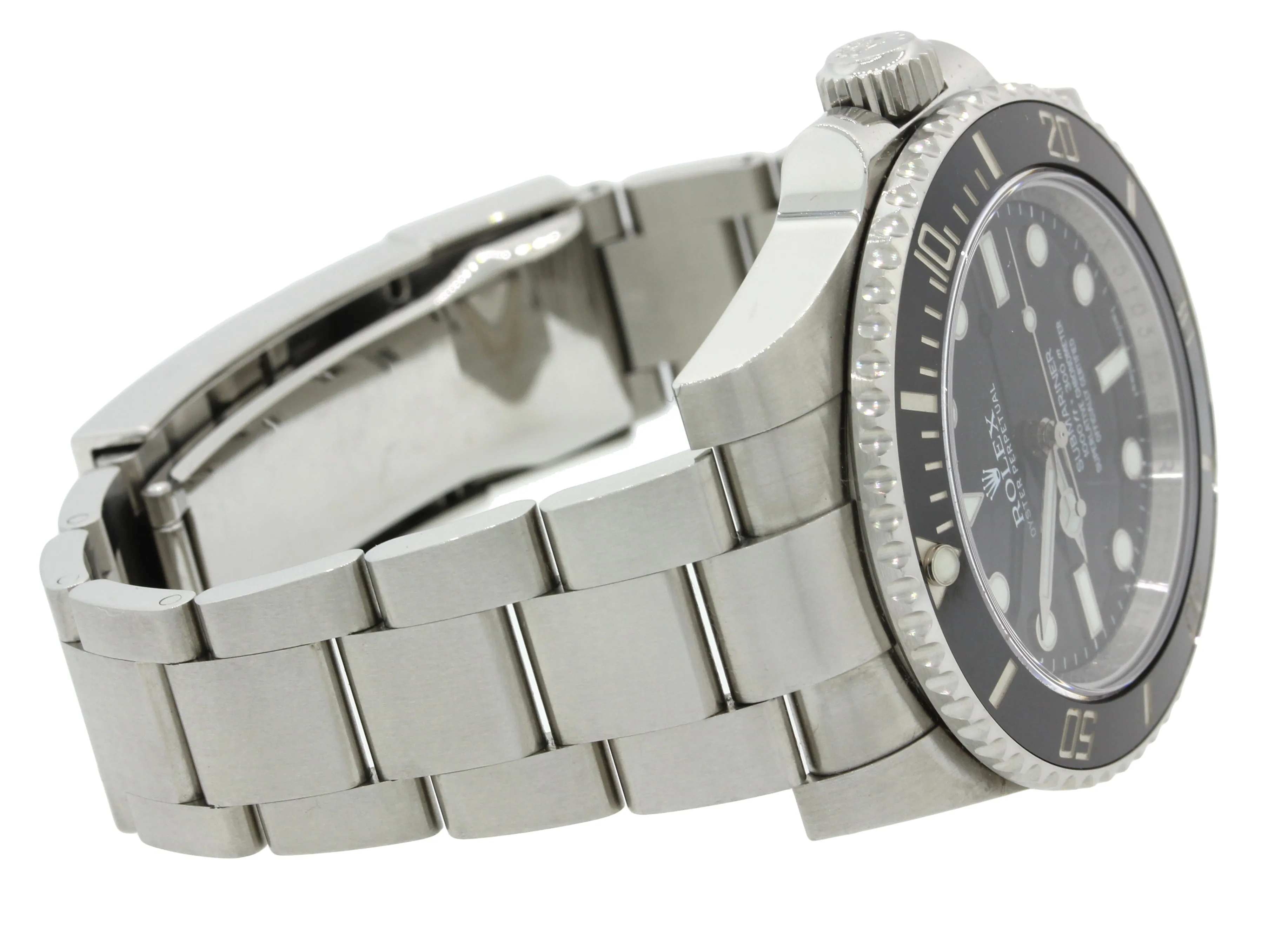 MINT 2012 Rolex Submariner No-Date 114060 Steel Black Dive Ceramic Watch Box