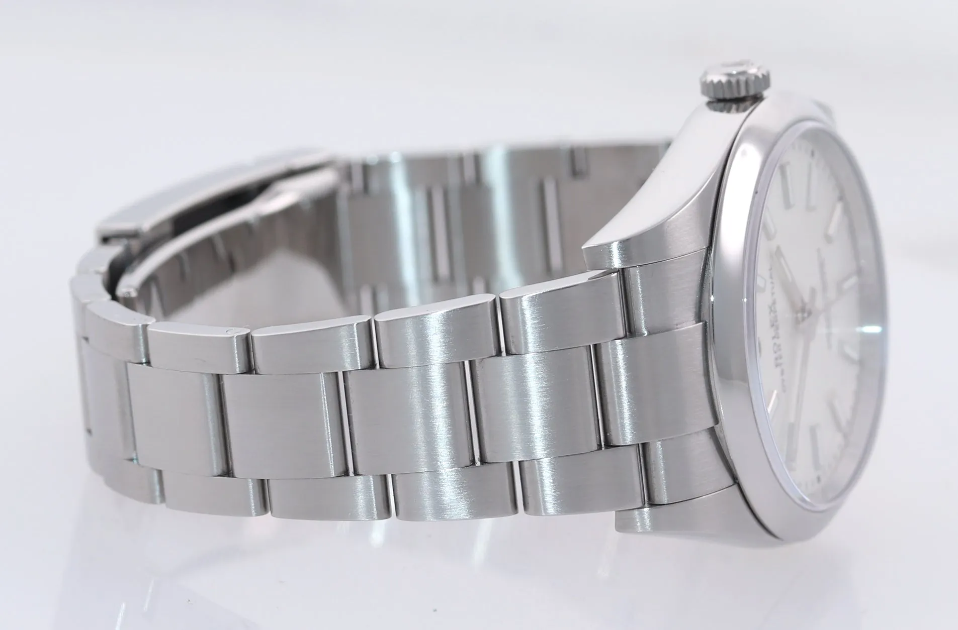 MINT 2019 PAPERS Rolex Oyster Perpetual Steel 39mm White Dial 114300 Watch Box