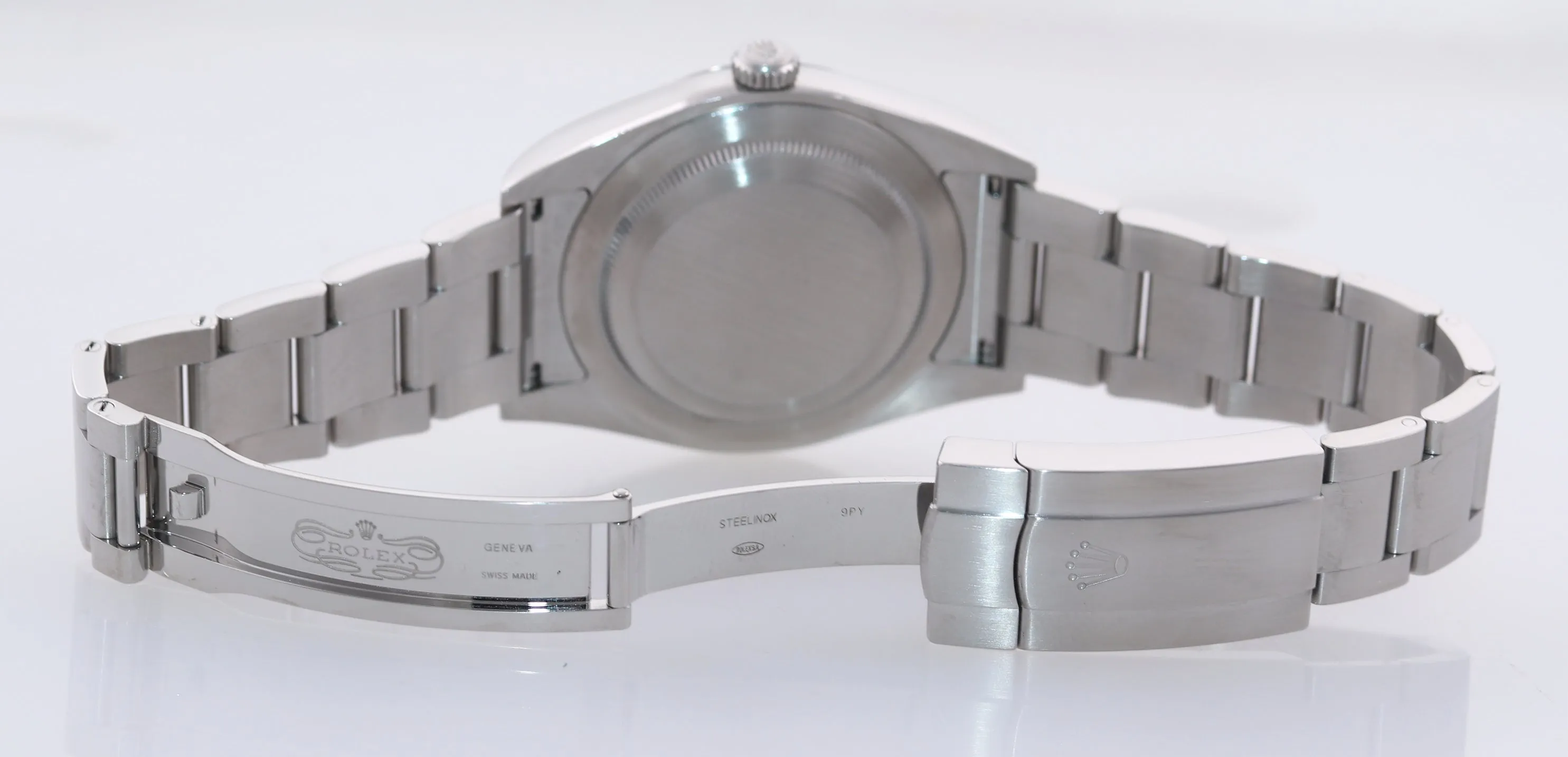 MINT 2019 PAPERS Rolex Oyster Perpetual Steel 39mm White Dial 114300 Watch Box
