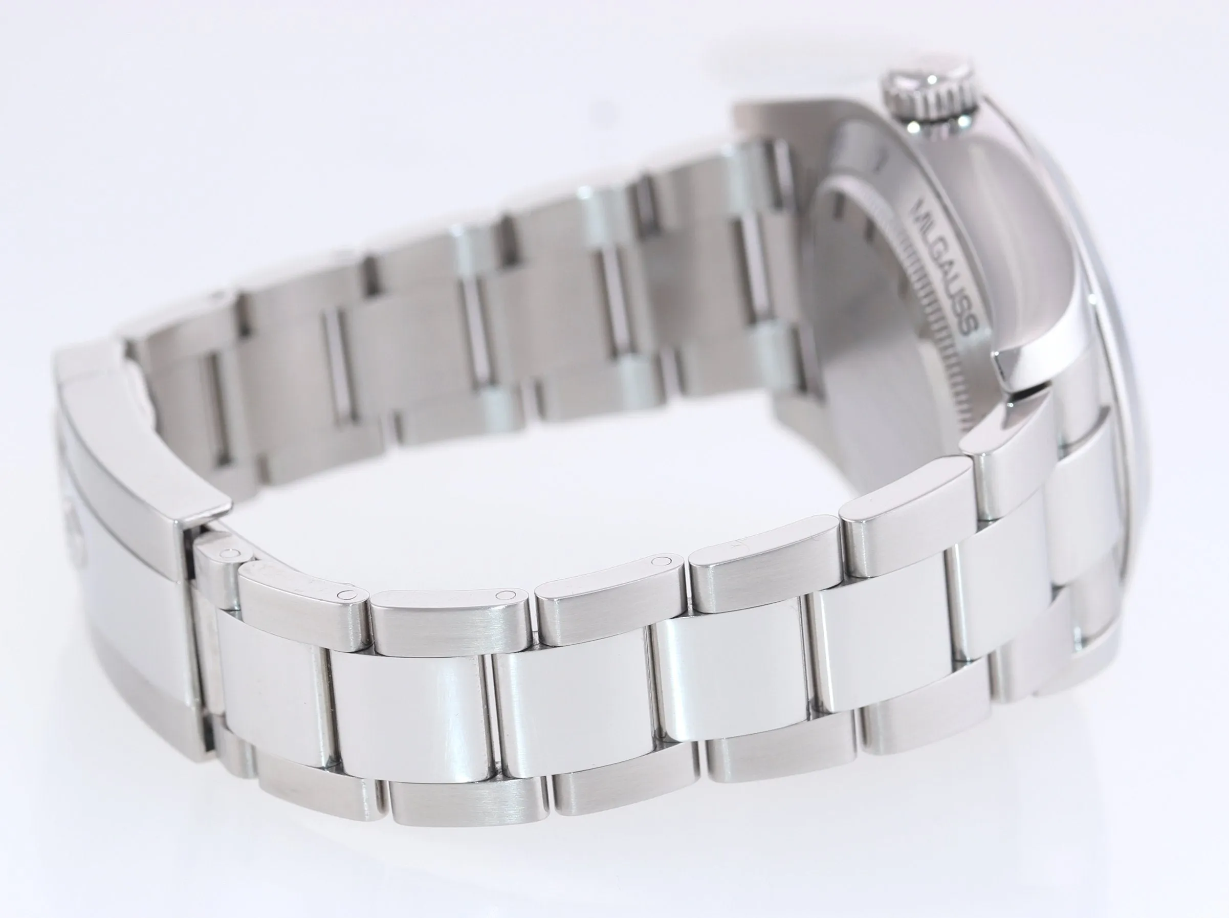 MINT PAPERS Rolex Milgauss 116400 Orange White 40mm Steel Anti-Magnetic Watch