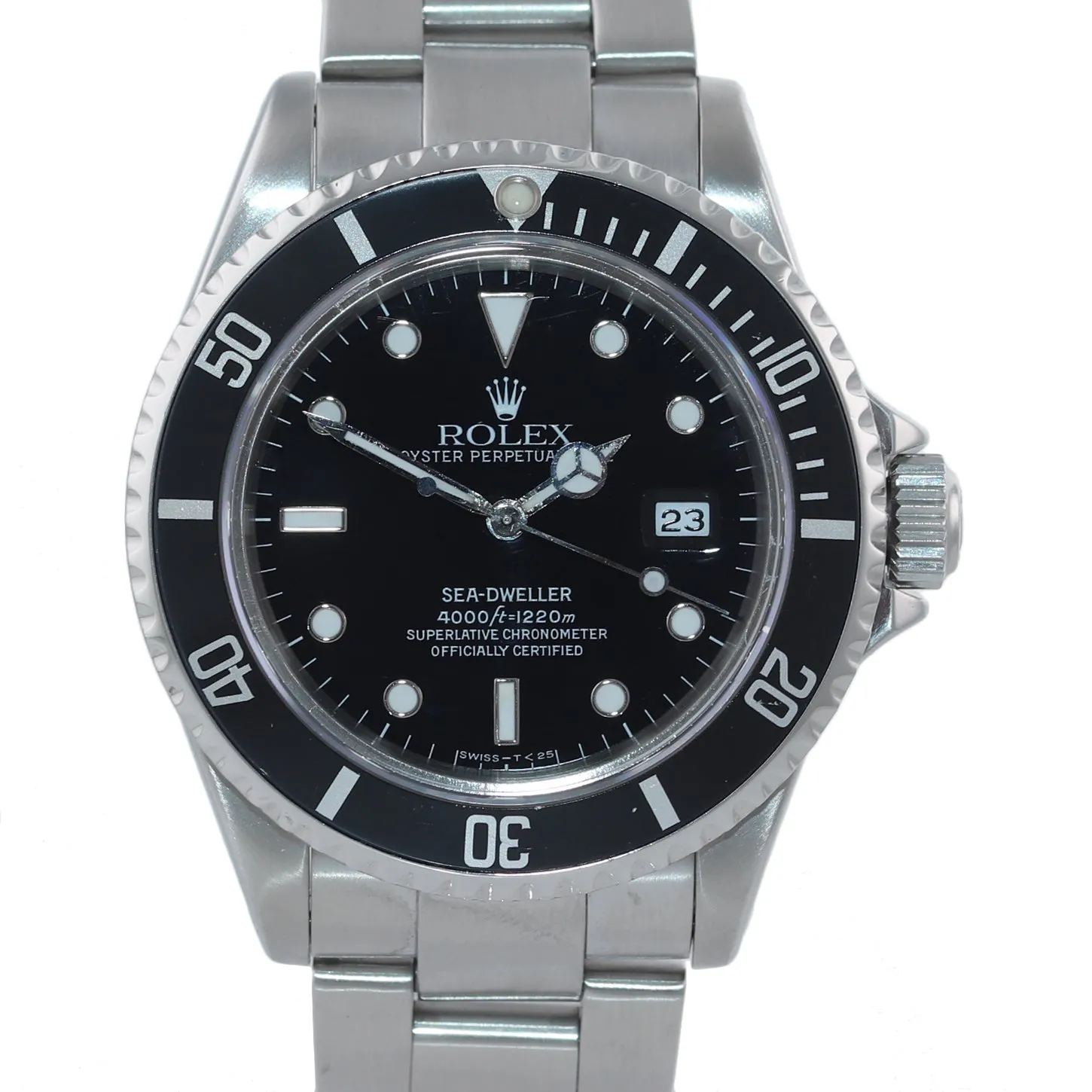 MINT Rolex Sea-Dweller Steel TRITIUM 16600 Black Dial Date 40mm Watch Box