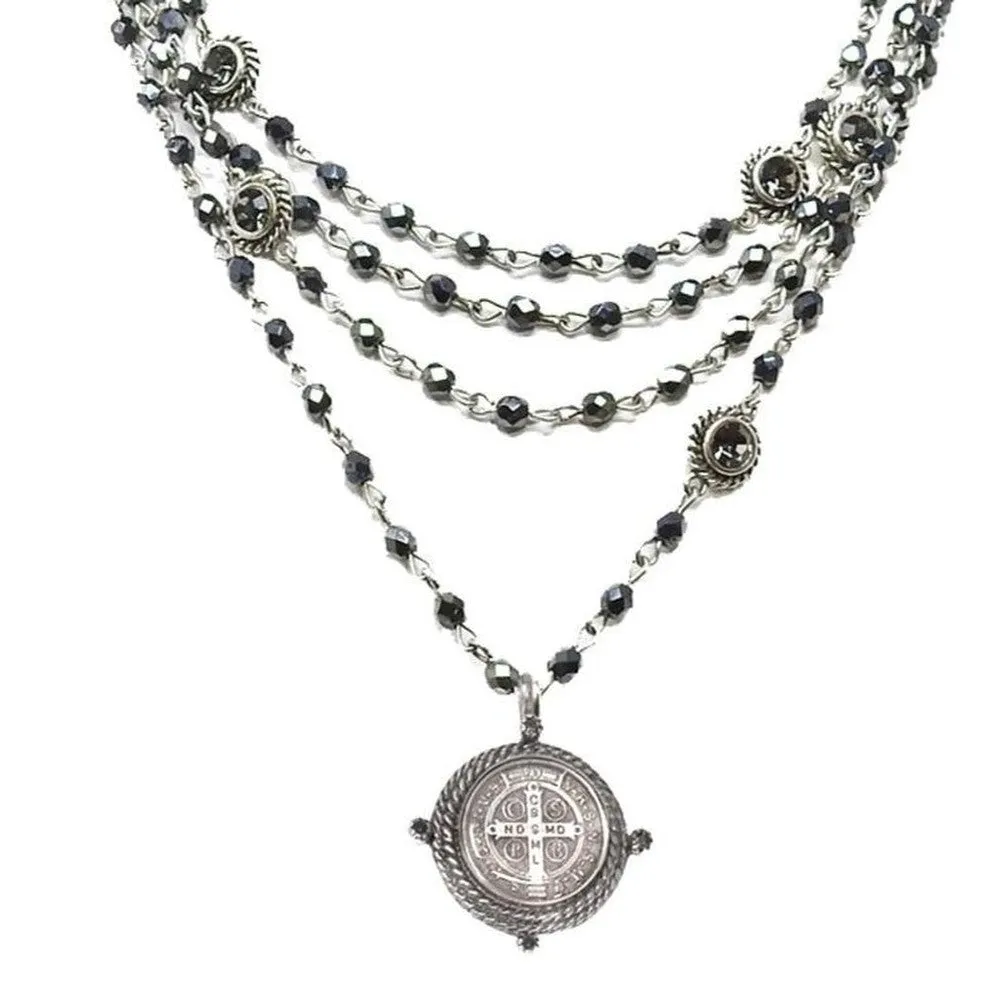 Miraculous Magdalena Silver Hematite