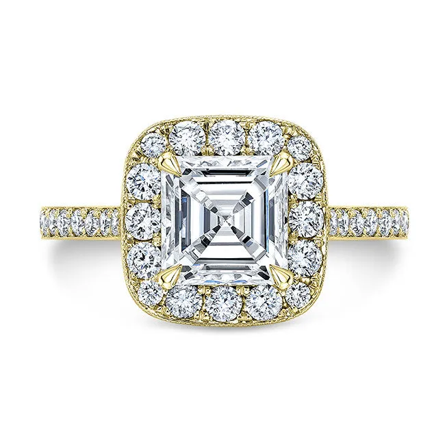 Modern Style Diamond Engagement Ring