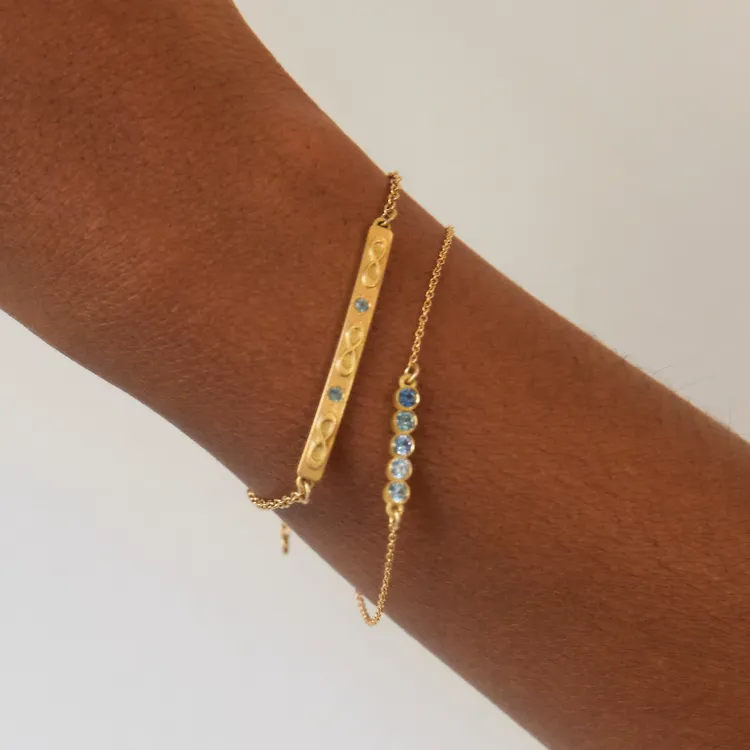 Montana Sapphire Bar Bracelet