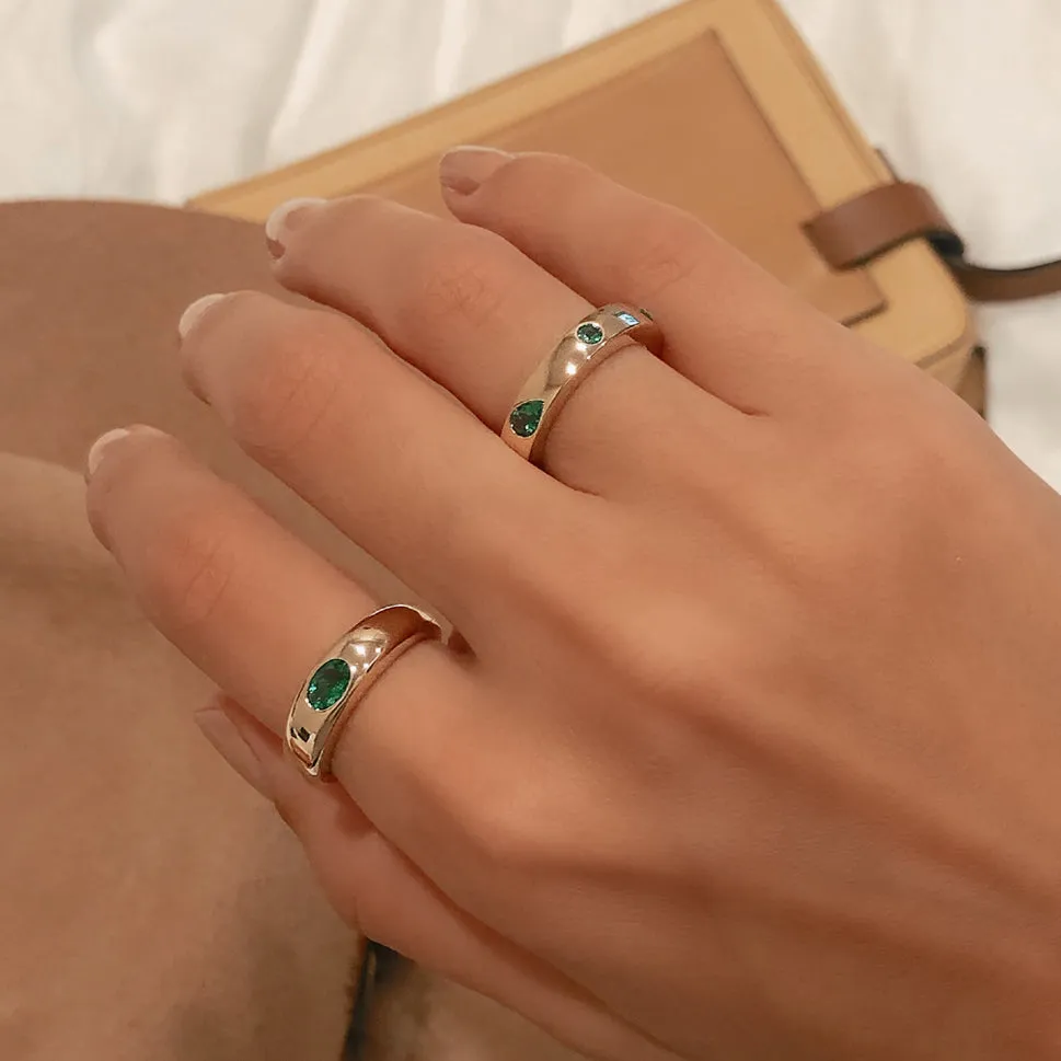 Mood Ring in Emerald