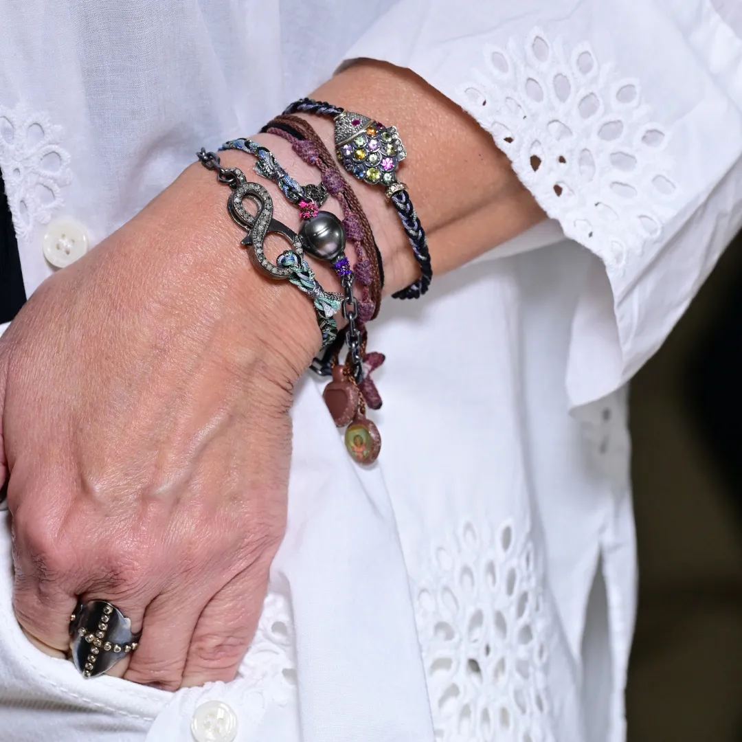 Multi Sapphire Fish Bracelet