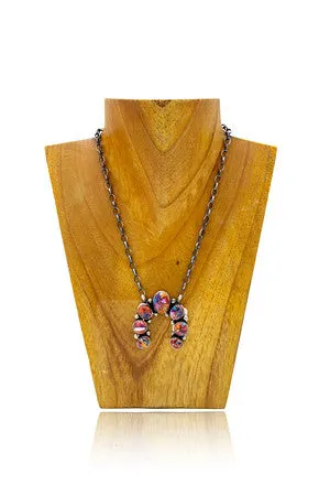 Naja Necklace - Orange Dahlia