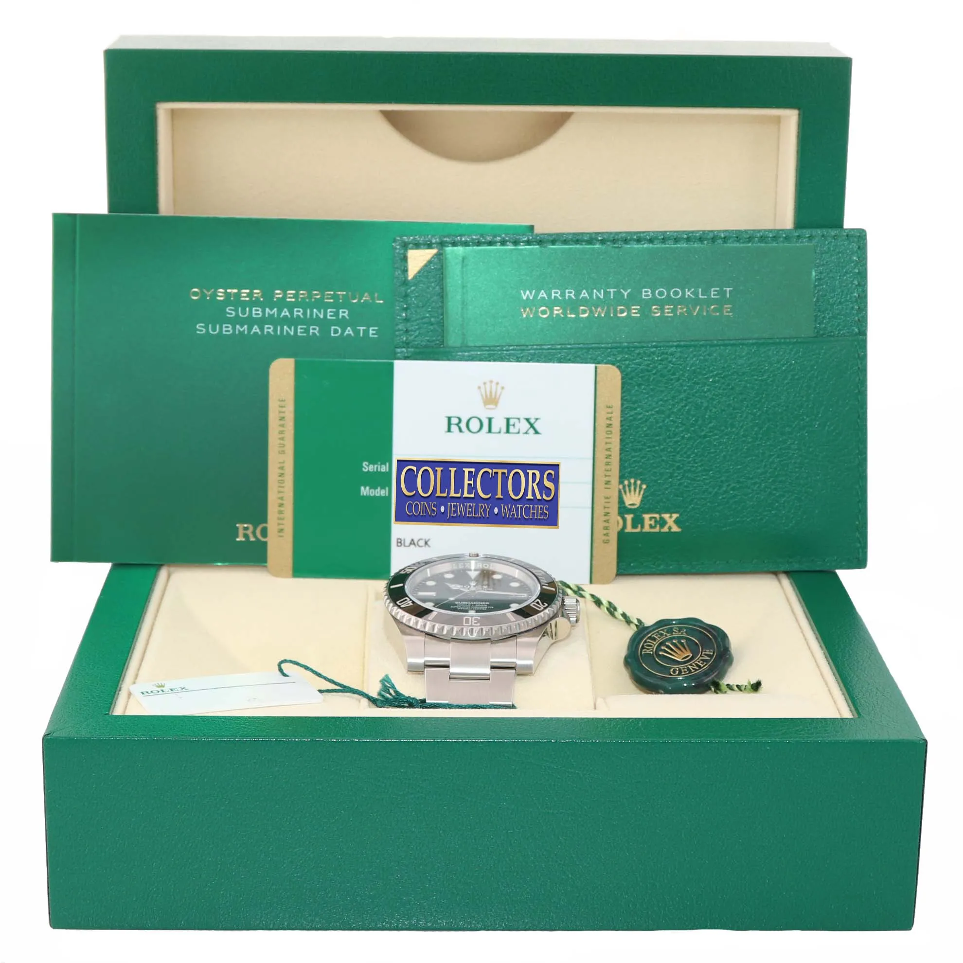 NEW 2018 PAPERS Rolex Submariner No-Date 114060 Steel Black Ceramic Watch Box