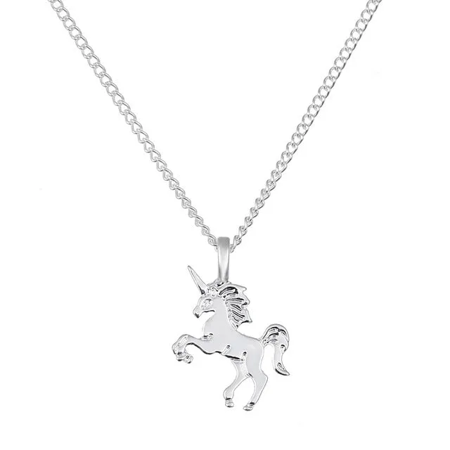 New Life Is Magical Unicorn Pendant Necklace