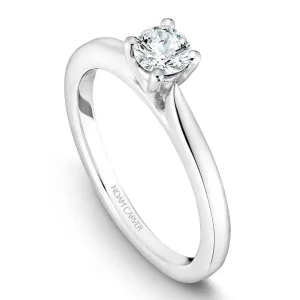 Noam Carver 14kt White Gold 0.70ct Round Solitaire