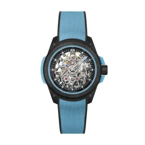 NORQAIN Independence Wild One Skeleton Sky Blue Automatic – NNQ3001QBA1AS-B002-3W2ABR.18BQ