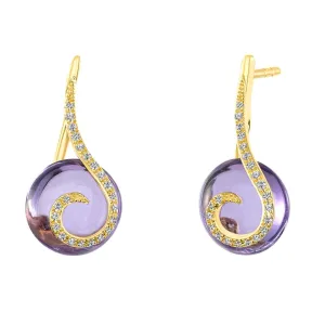 Oceania Amethyst Earrings