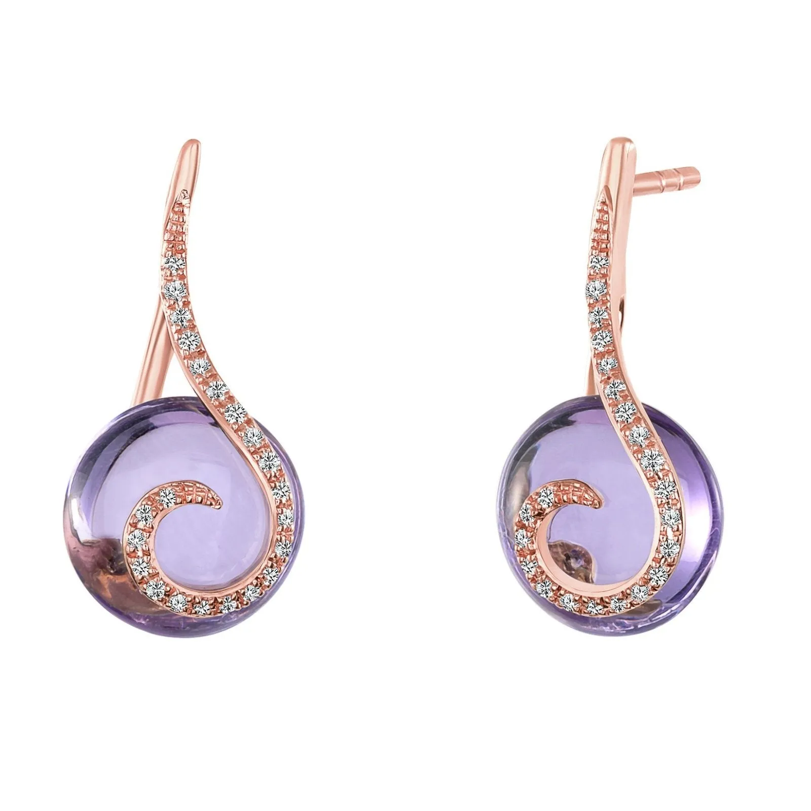 Oceania Amethyst Earrings