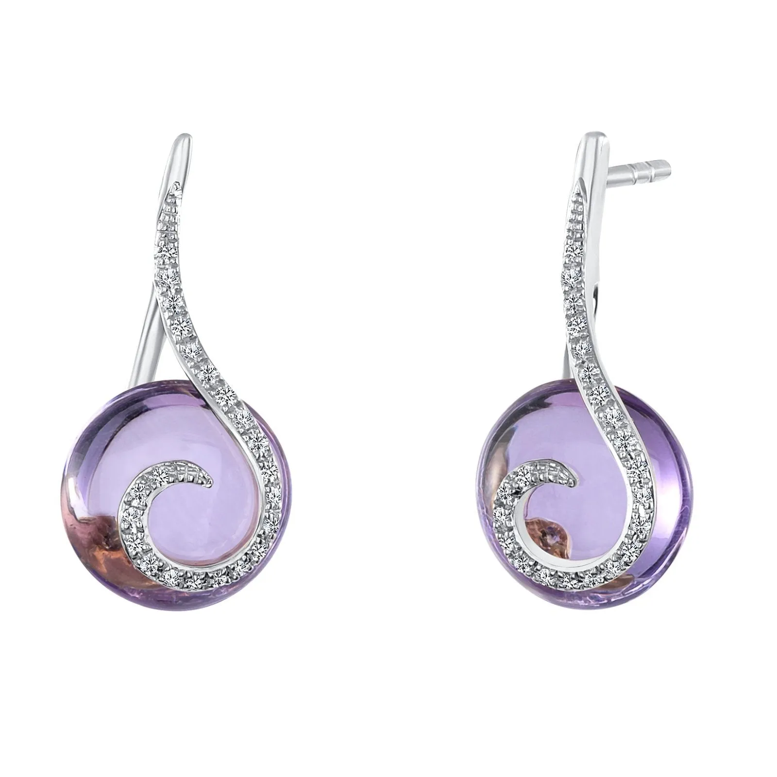 Oceania Amethyst Earrings
