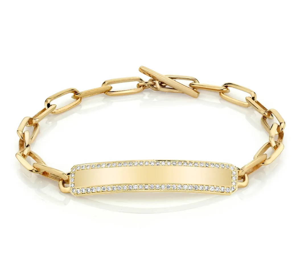 OG Diamond Bezel ID Bracelet