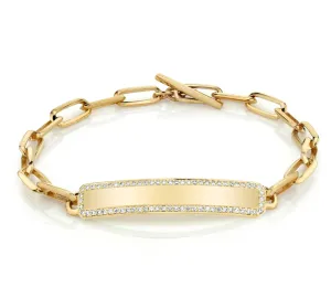 OG Diamond Bezel ID Bracelet