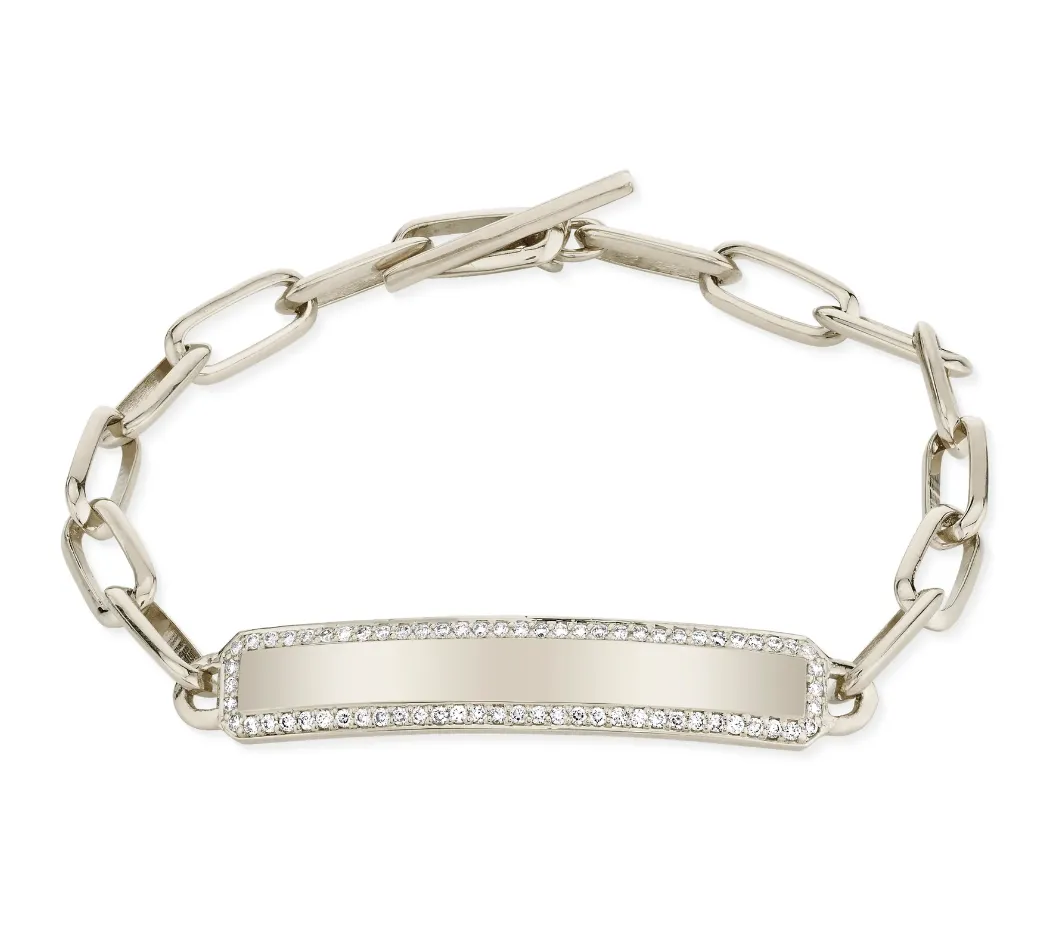 OG Diamond Bezel ID Bracelet