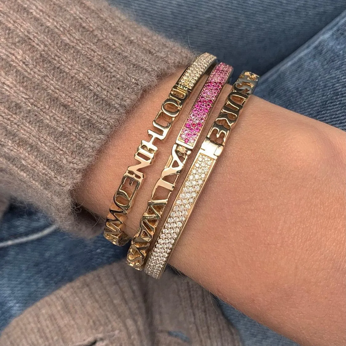 Ombre Half & Half Bangle