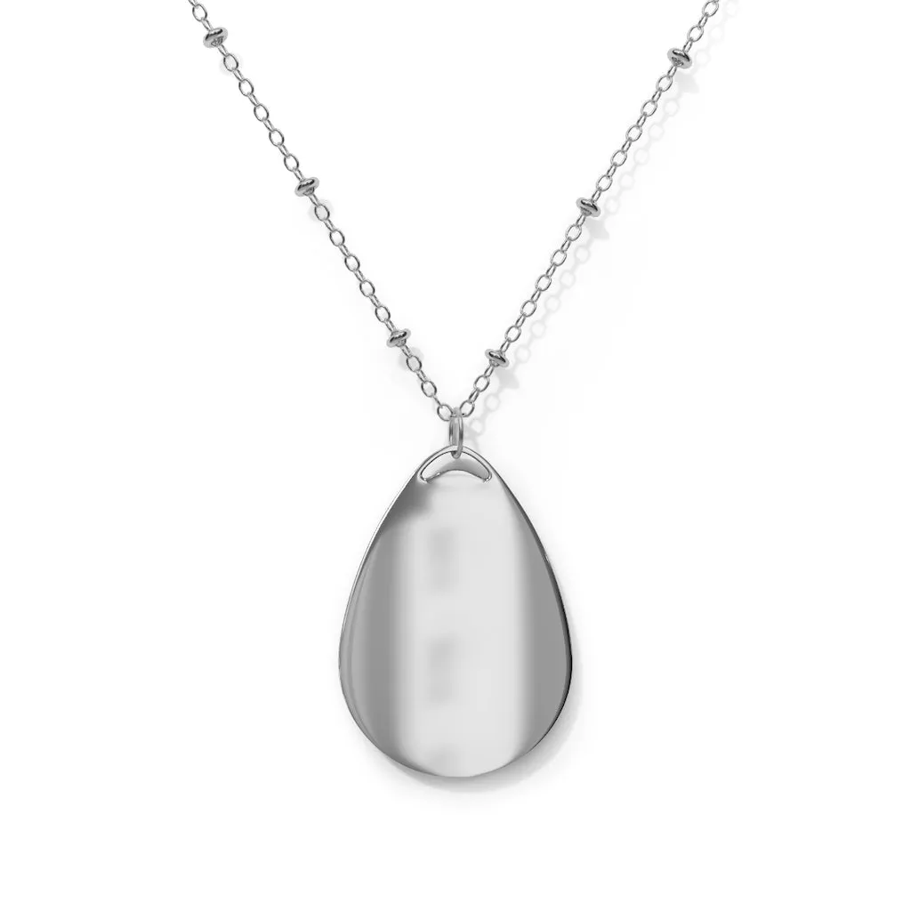 Oval Necklace 'Christmas in New York'