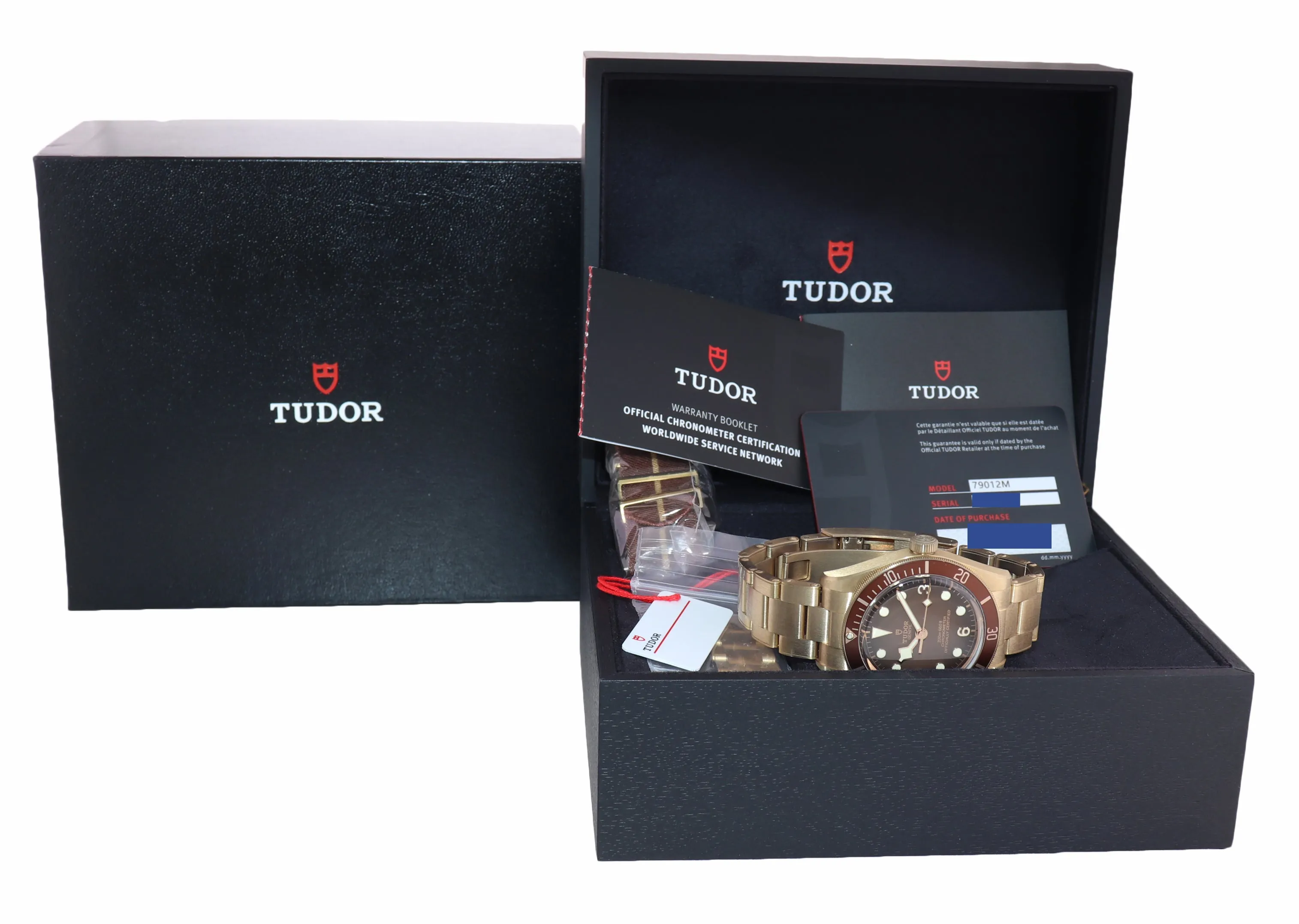 PAPERS 2021 Tudor Black Bay Fifty Eight 58 Chocolate Bronze 39mm Watch 79012 Box
