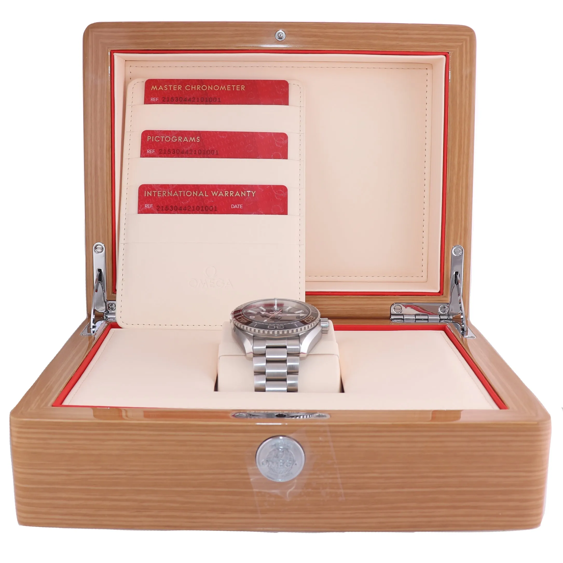 PAPERS Omega Seamaster Planet Ocean 44mm 215.30.44.21.01.001 Black Watch Box