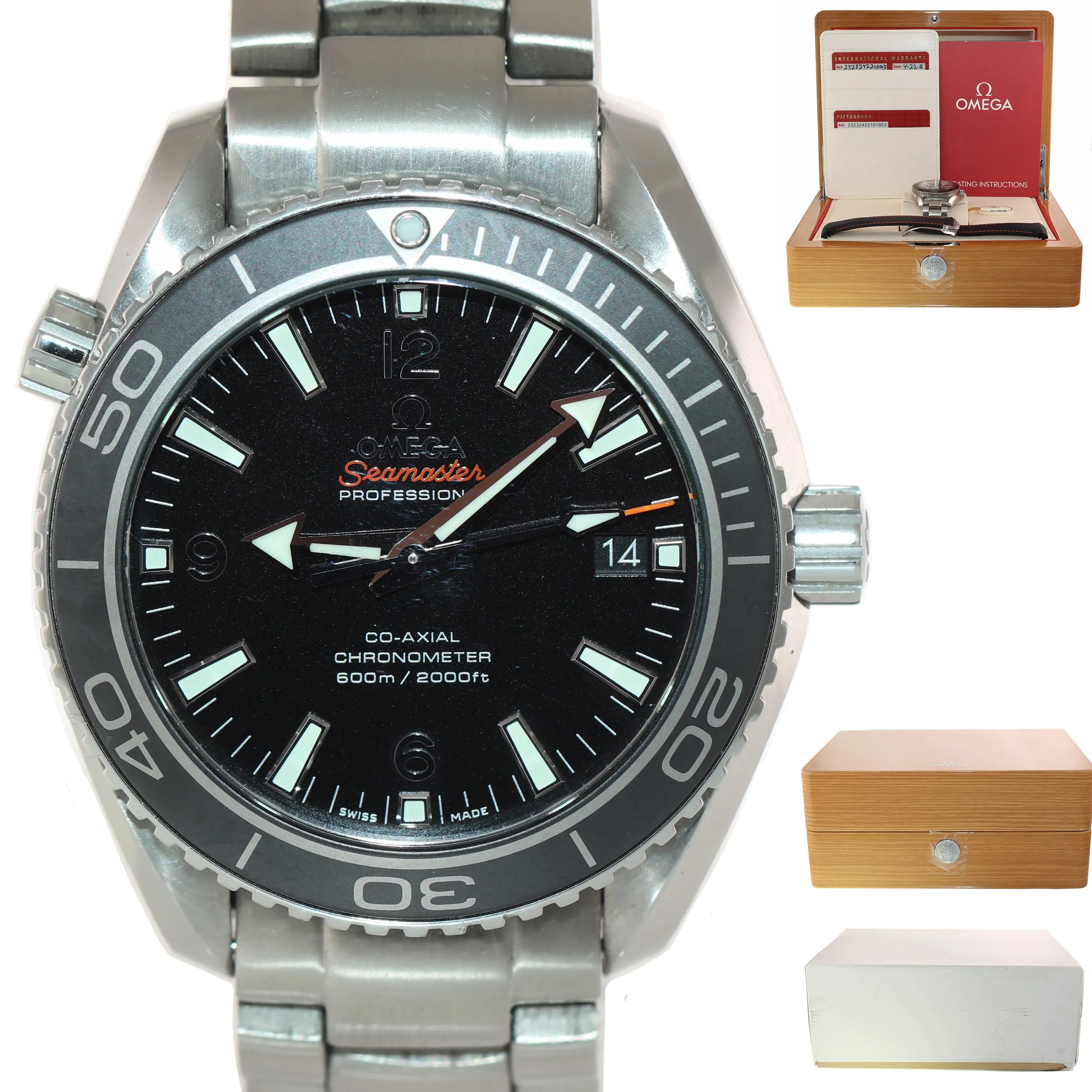 PAPERS Omega Seamaster Planet Ocean Pro 600M 42mm 232.32.42.21.01.003 Watch