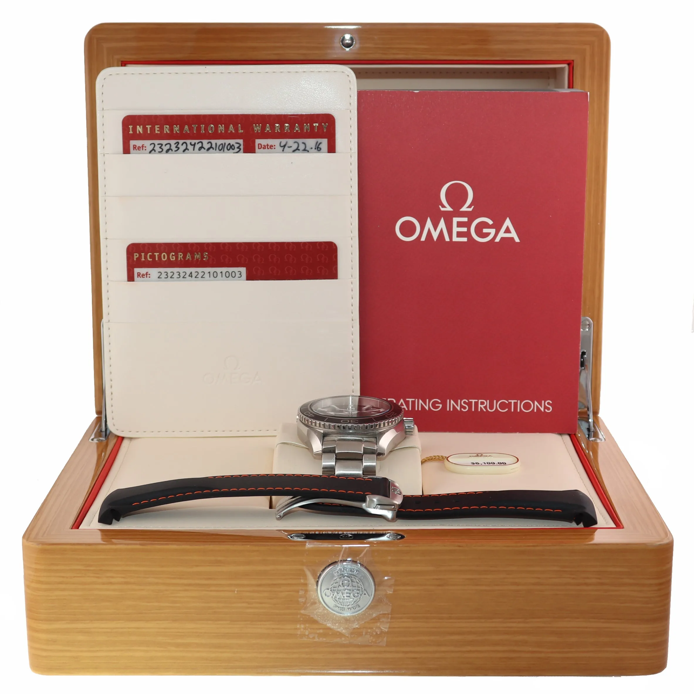 PAPERS Omega Seamaster Planet Ocean Pro 600M 42mm 232.32.42.21.01.003 Watch