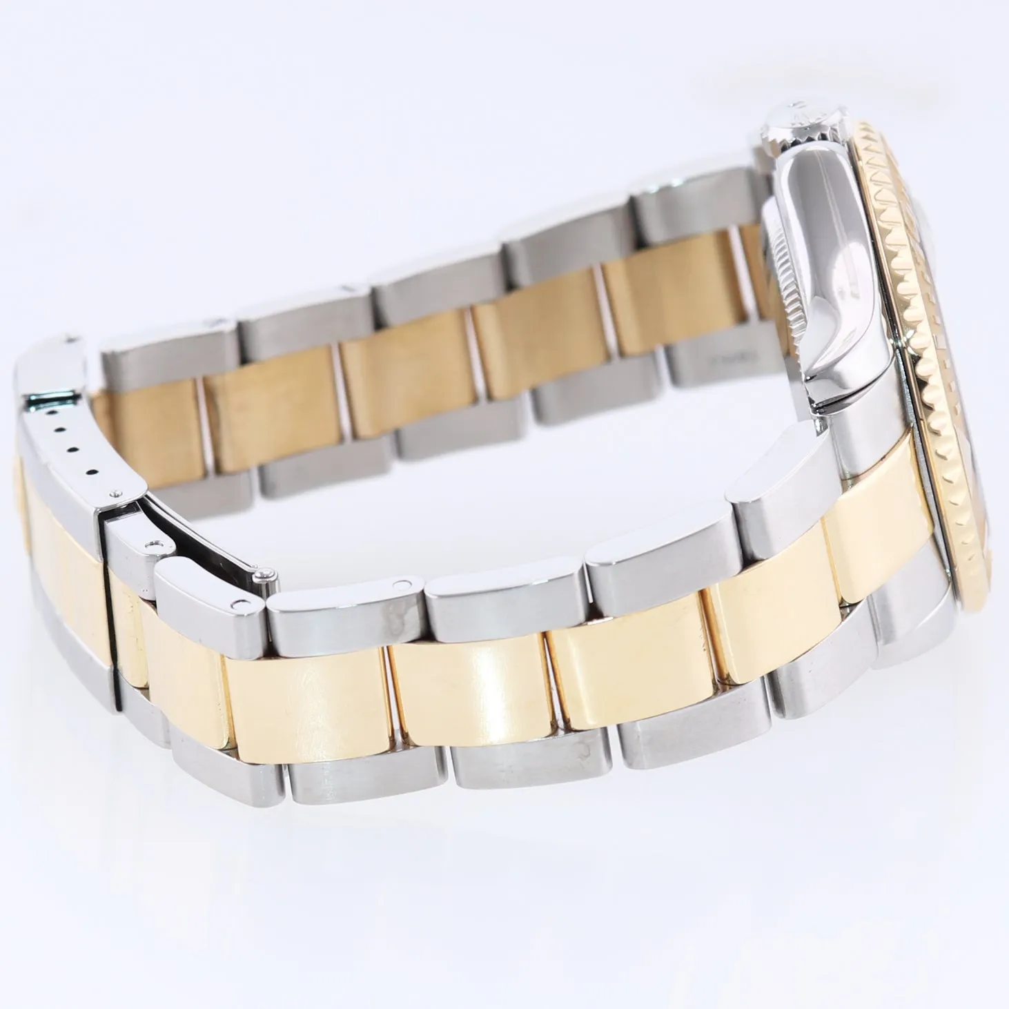 PAPERS Rolex Yacht-Master 68623 35mm Gold Two Tone Gold White Midsize Watch Box