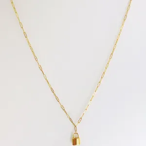 Patricia Padlock Pendant Wrap Necklace