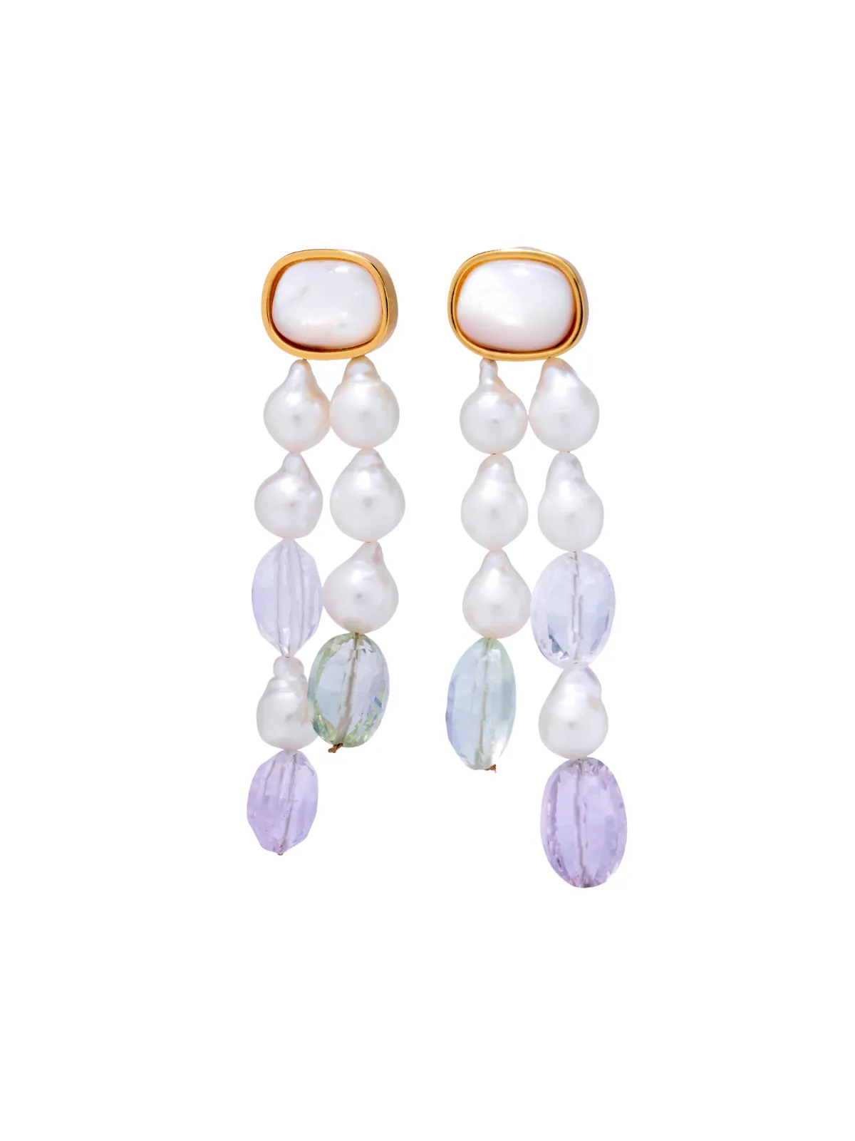 Pearl Holiday Earrings