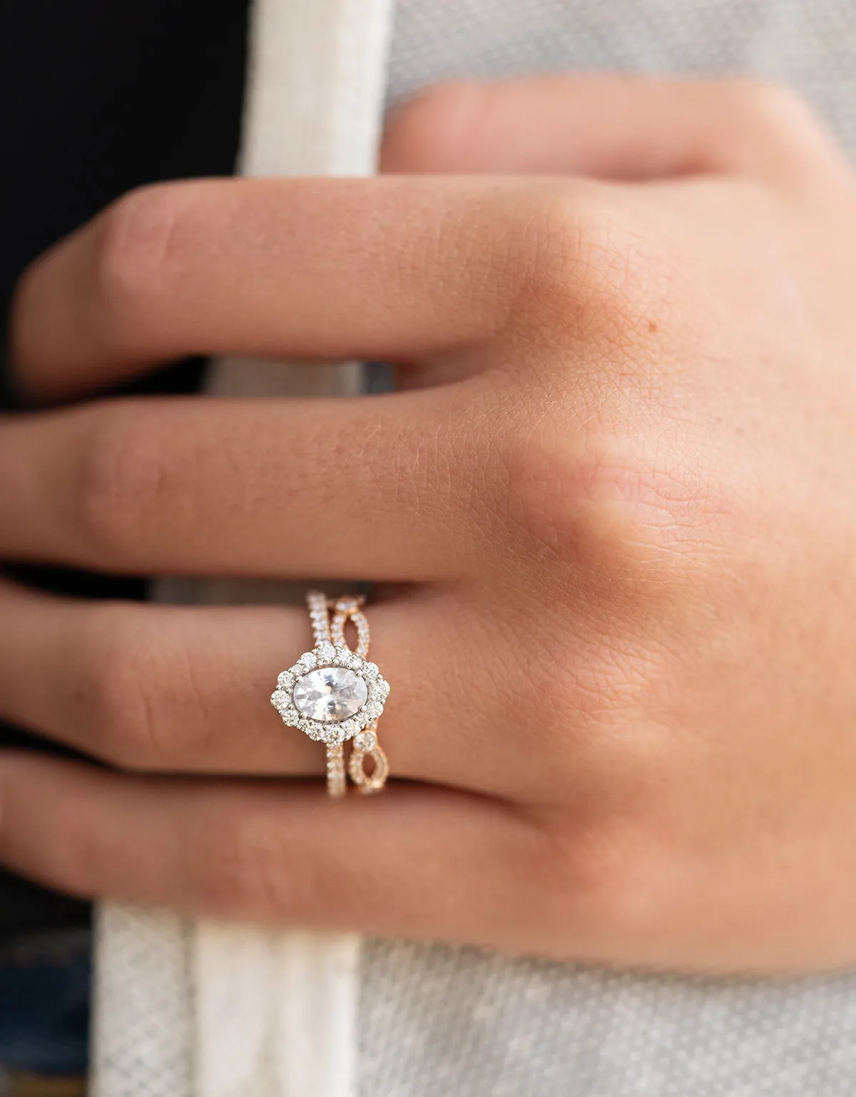 Petite Crossover Ring