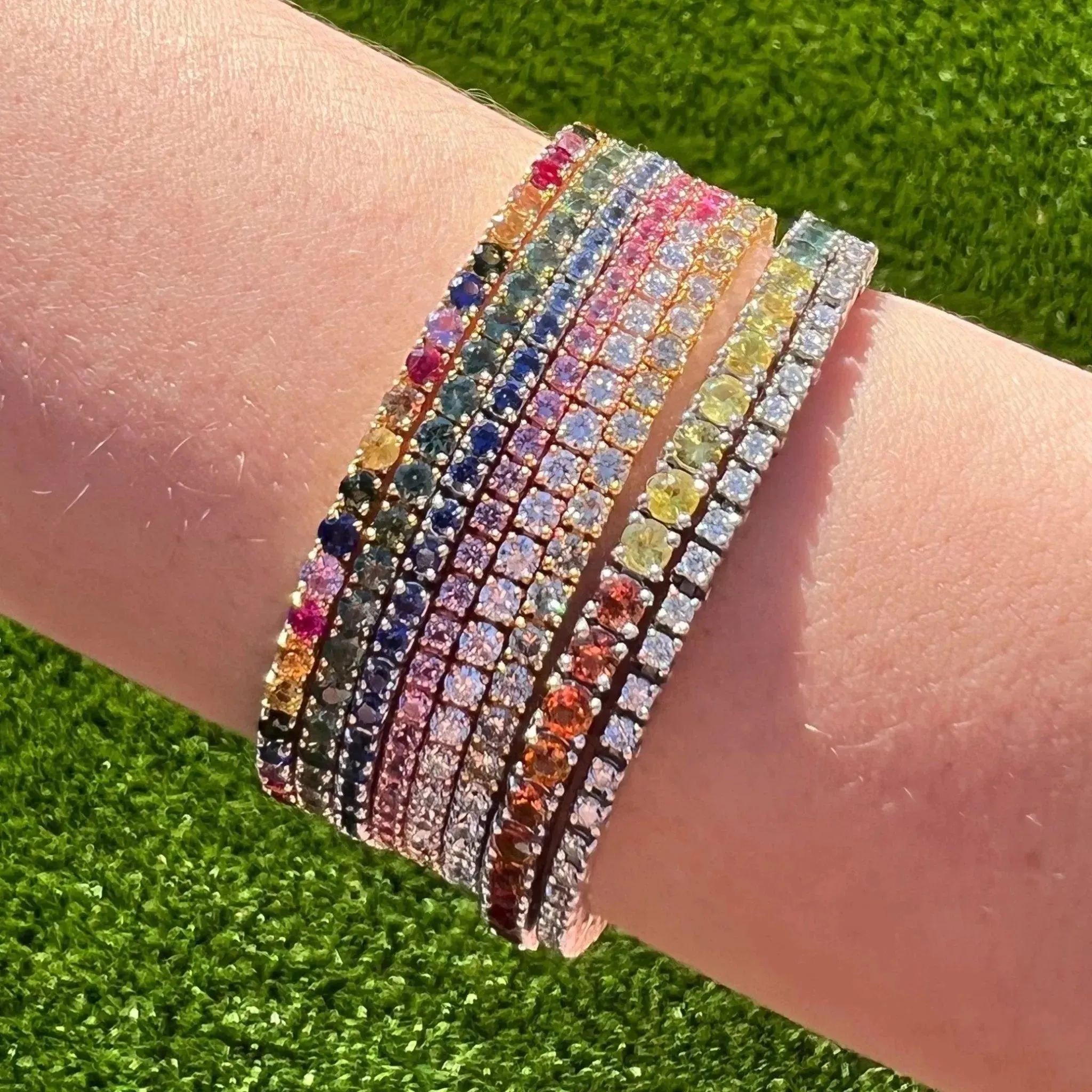 Pink Sapphire Bracelet