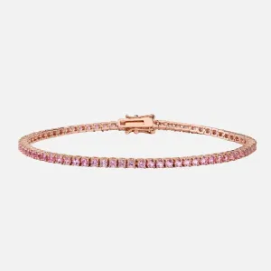 Pink Sapphire Bracelet