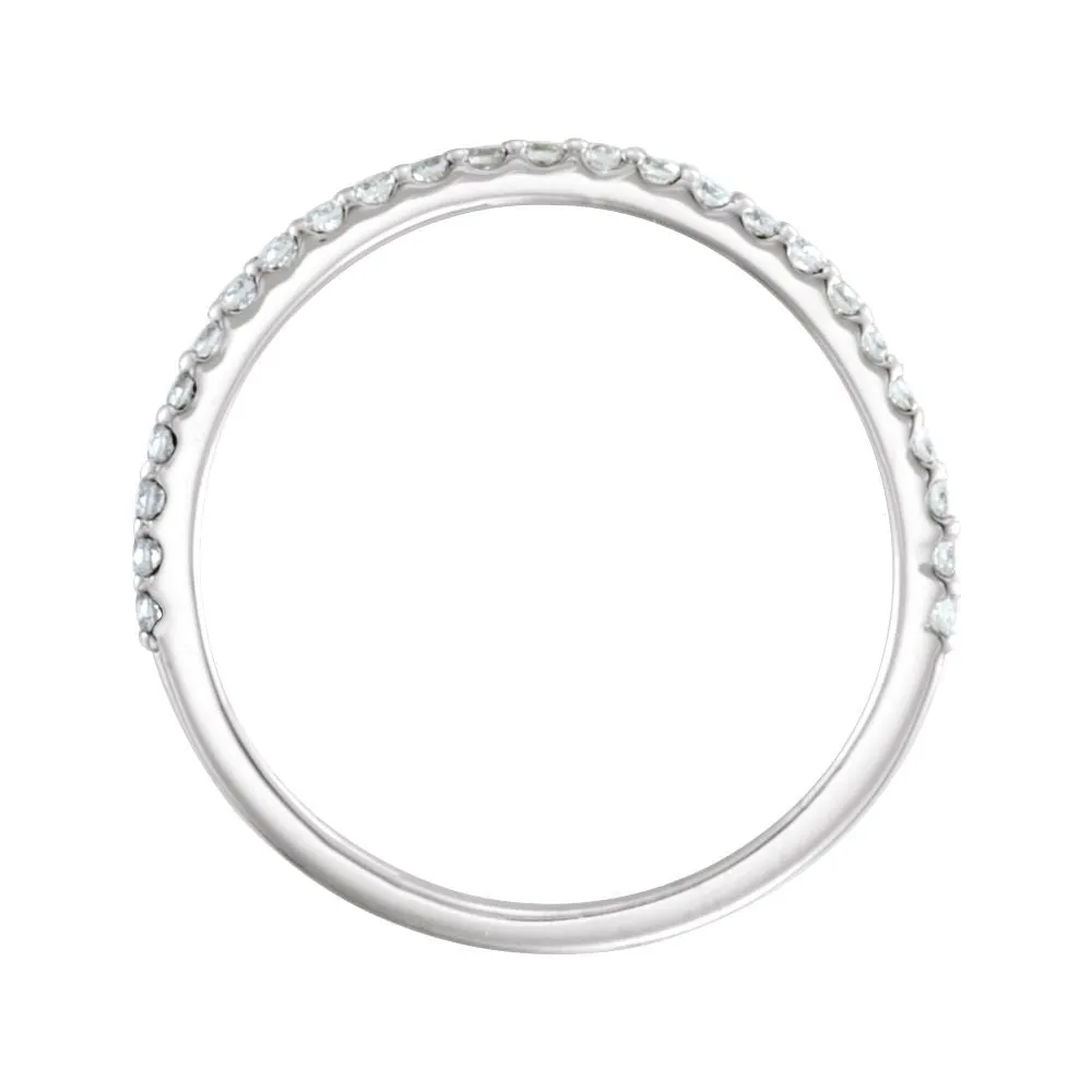 Platinum 1/4 CTW Diamond Band, Size 7