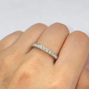 Platinum Florence Diamond Band Ring