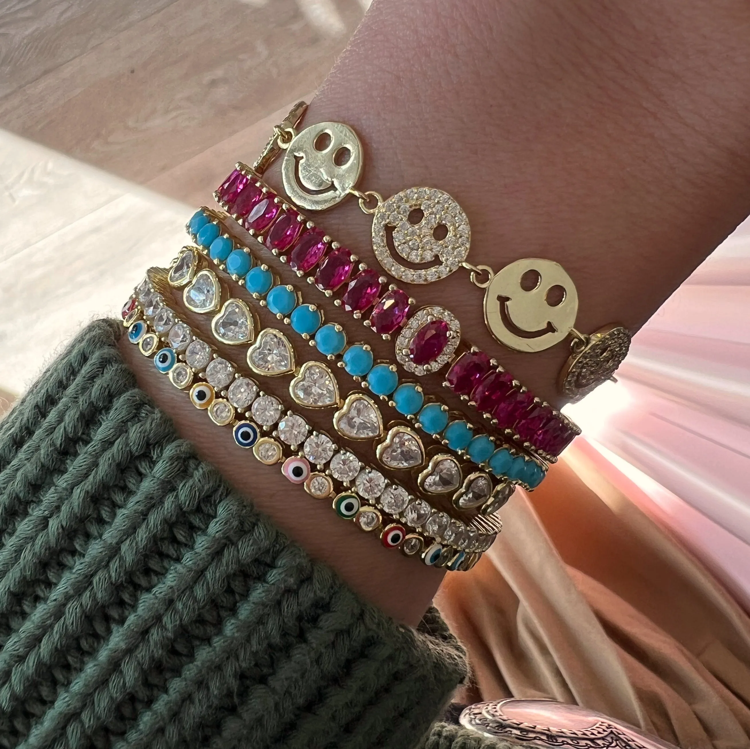 Princess Ruby Tennis Bracelet