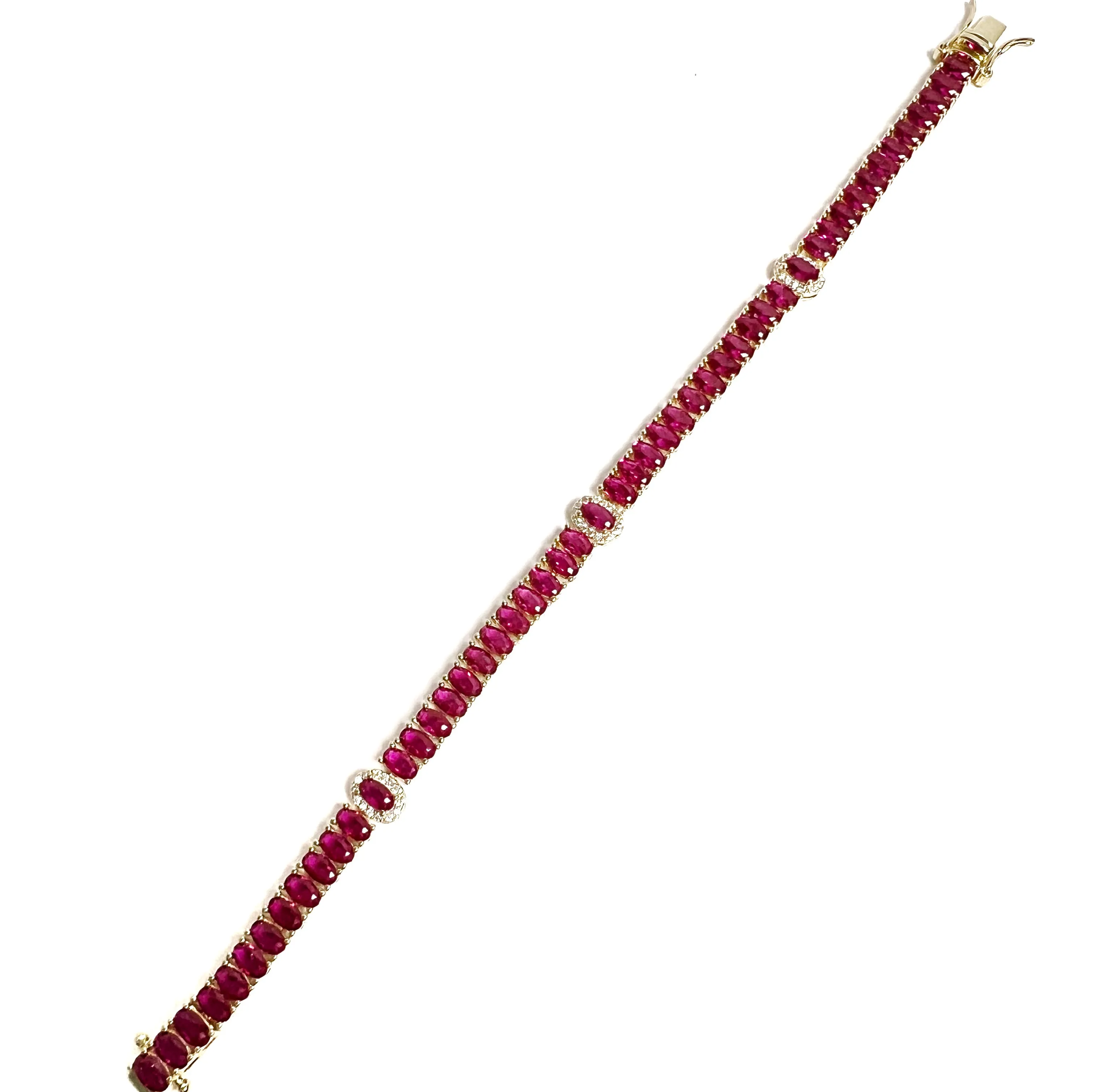 Princess Ruby Tennis Bracelet
