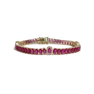 Princess Ruby Tennis Bracelet