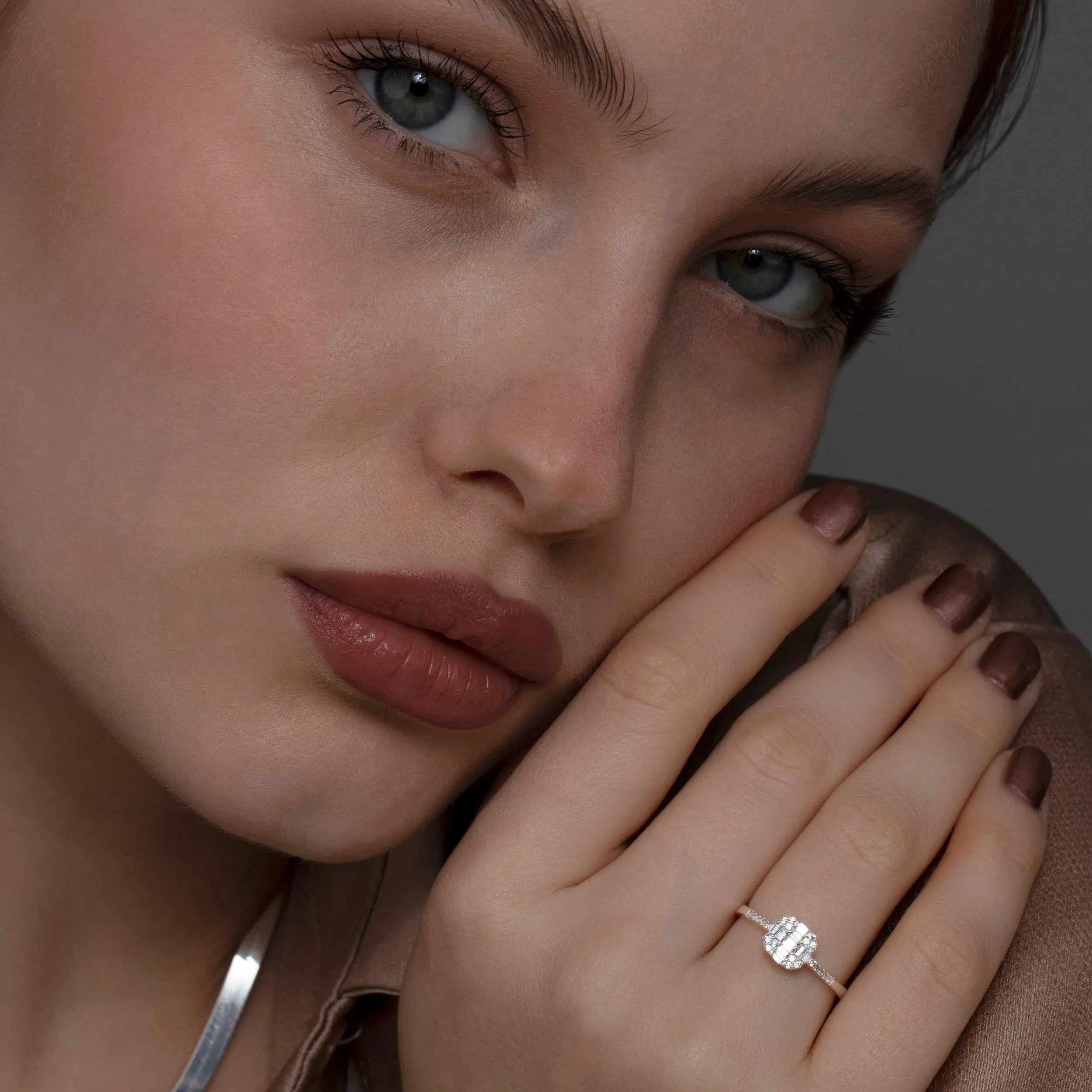 Promise CZ Diamond Ring - 18K Gold Vermeil