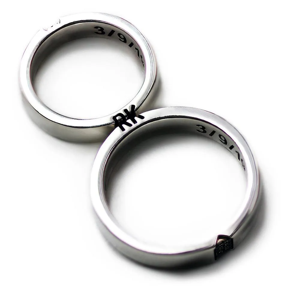 Promise ring sets for him and her