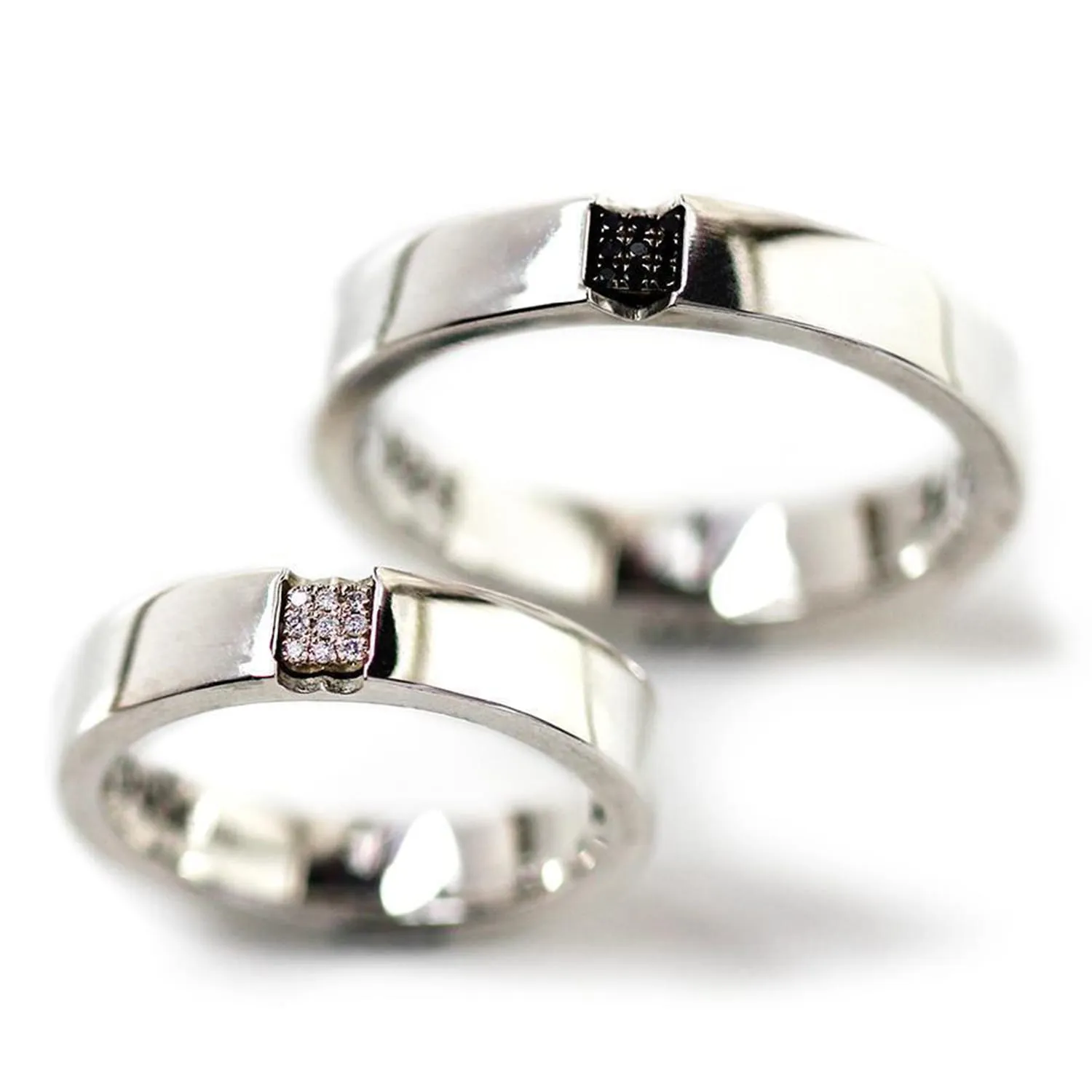 Promise ring sets for him and her