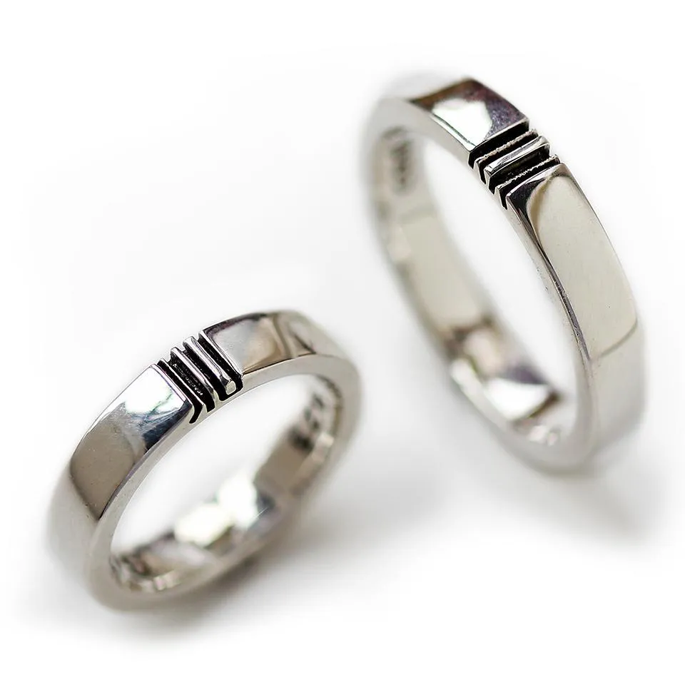 Promise ring sets for him and her