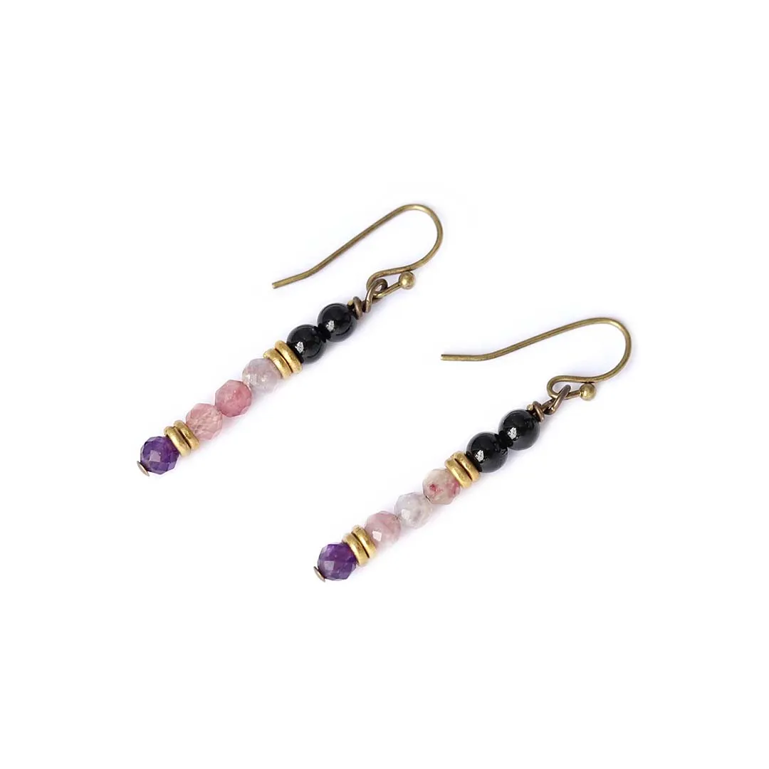 "Protection and Good Energy" Tourmaline Earrings